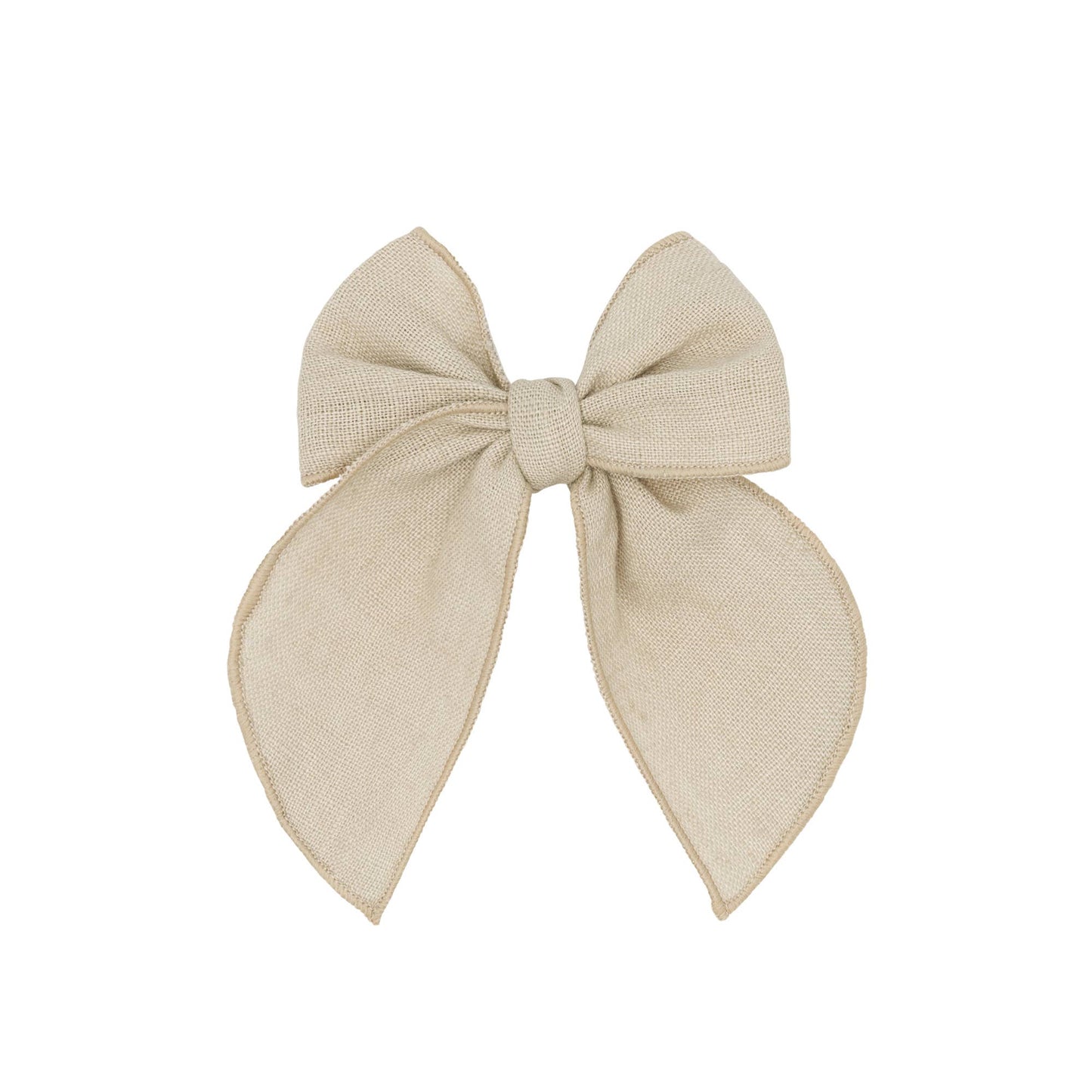 Baby Bling Bows - Sand Linen - Baby Bling® Belle hair bow clip