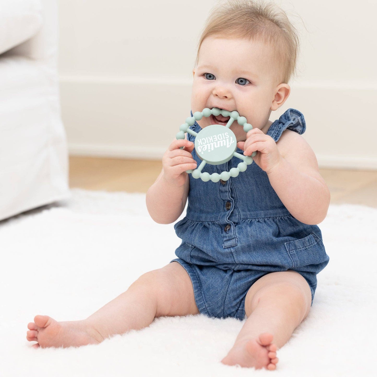 Bella Tunno - Aunties Sidekick Happy Teether: Blue