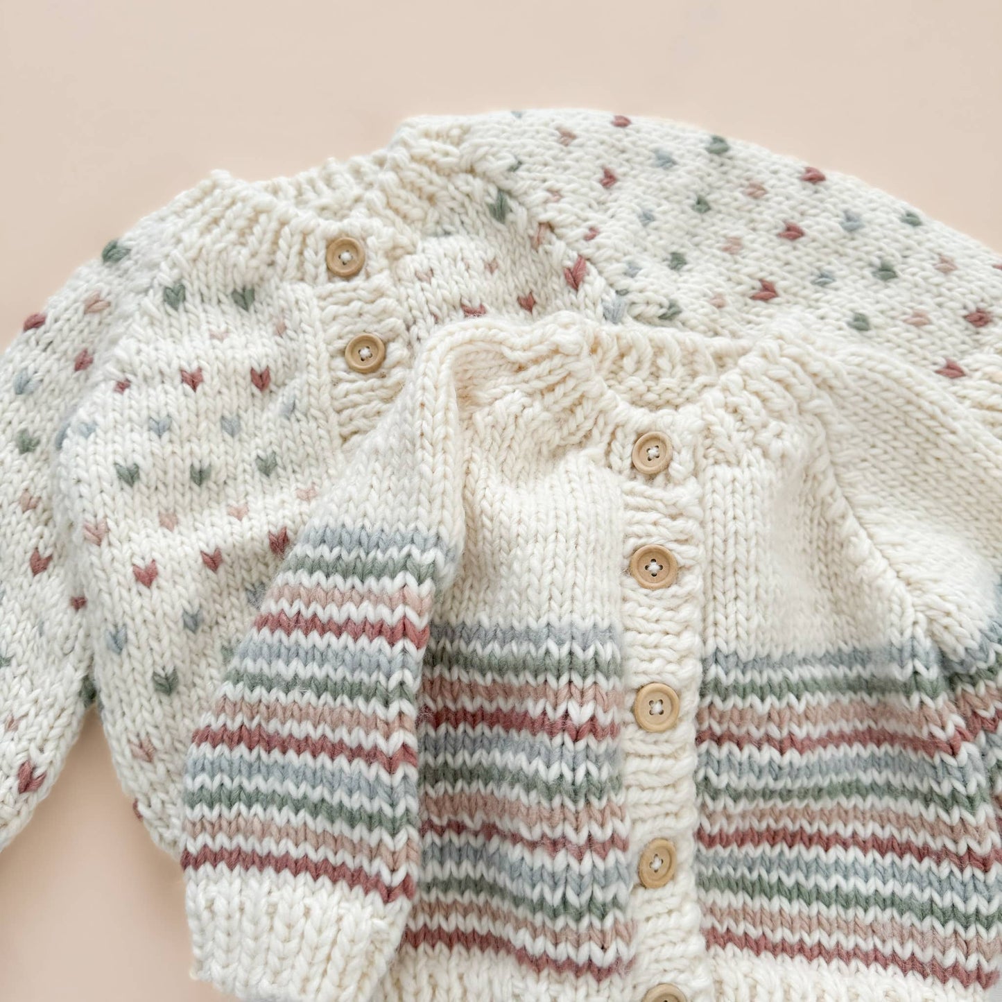 The Blueberry Hill - Stripe Cardigan Pastel | Kid & Baby Sweater