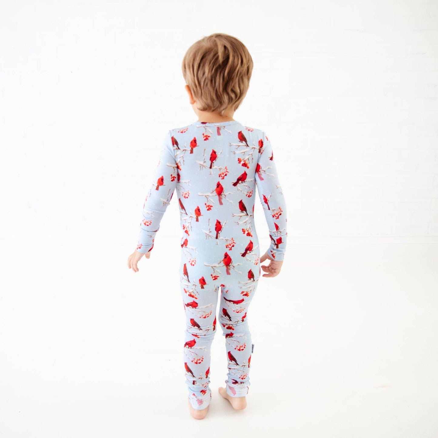 Dreamiere - Love From Above Winter Cardinal Bamboo Baby Convertible Footie