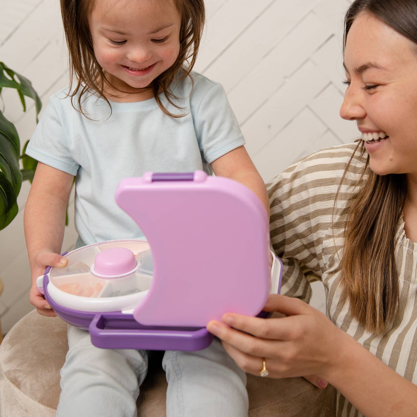 GöBe Kids - GoBe Kids Lunchbox with Snack Spinner: Watermelon Pink