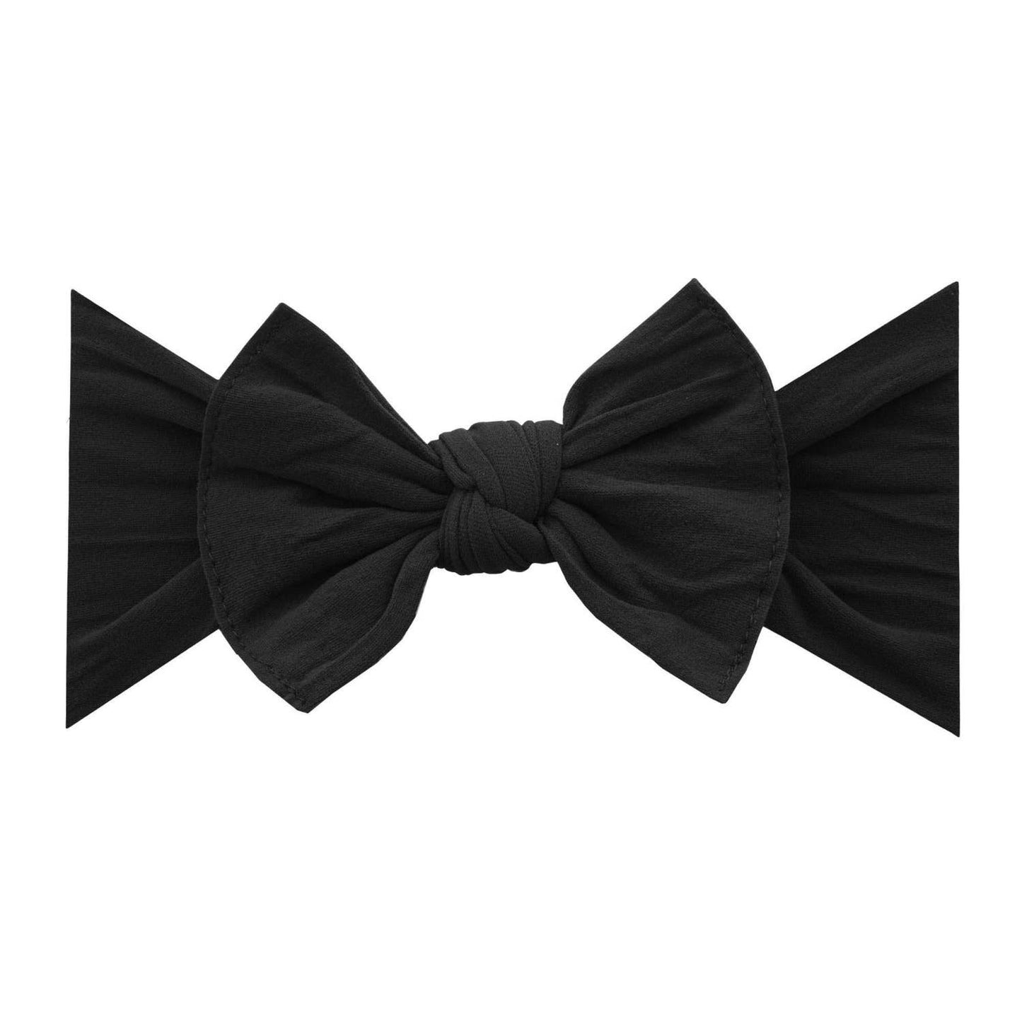 Baby Bling Bows - Black - Baby Bling® The Original Knot soft nylon headband