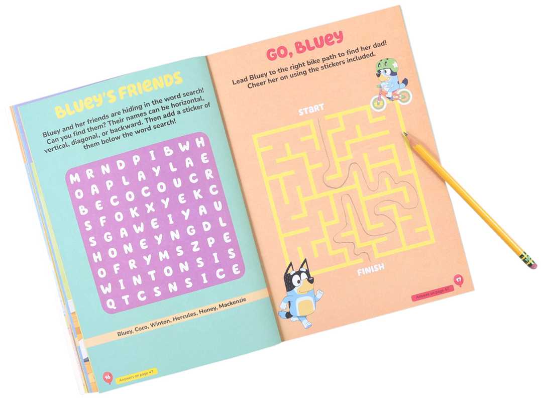 Simon & Schuster - Bluey: Stickertivity: My First Sticker Activity Fun