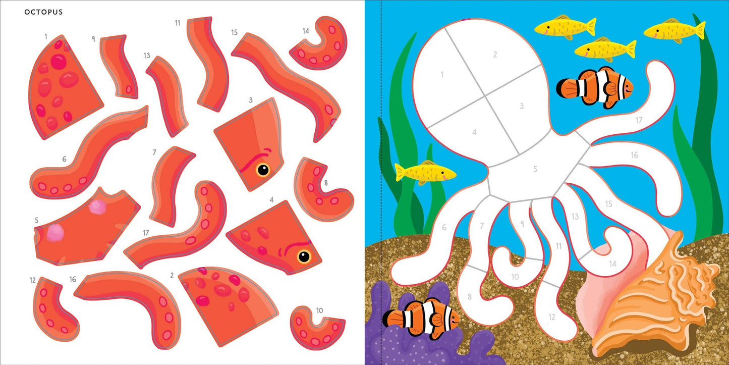 Peter Pauper Press - My First Color-By-Sticker Book - Under the Sea