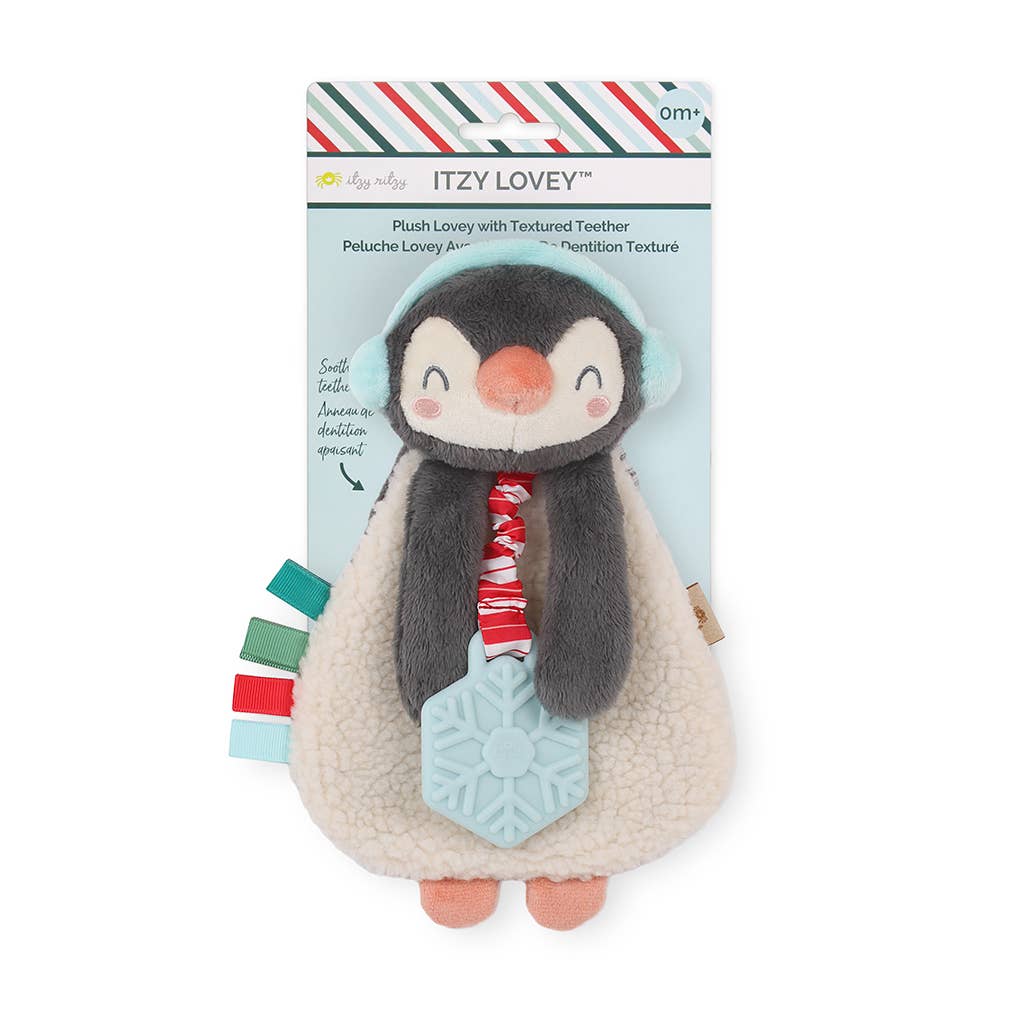 Itzy Ritzy - Holiday Itzy Lovey™ Plush + Teether Toy: Reindeer