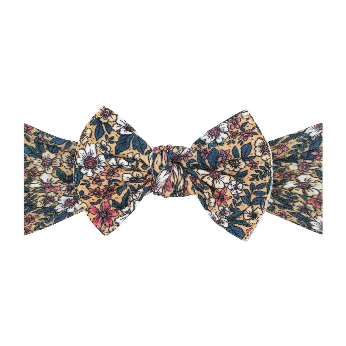 Baby Bling Bows - marigold PRINTED KNOT: