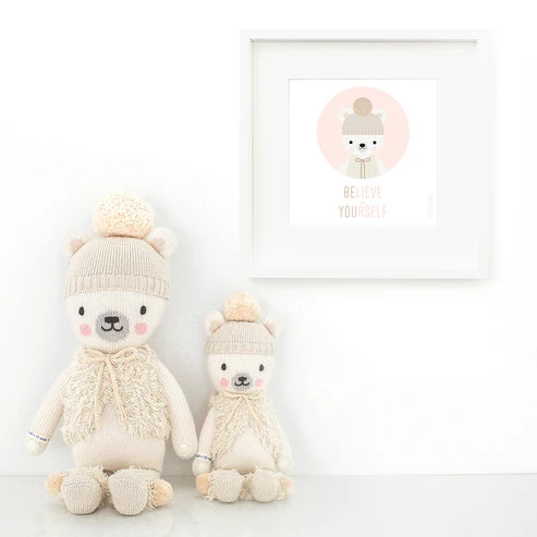 cuddle + kind - Stella the Polar Bear Handknit Dolls