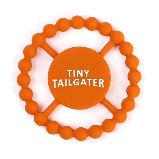 Bella Tunno - Tiny Tailgater Happy Teether: Orange