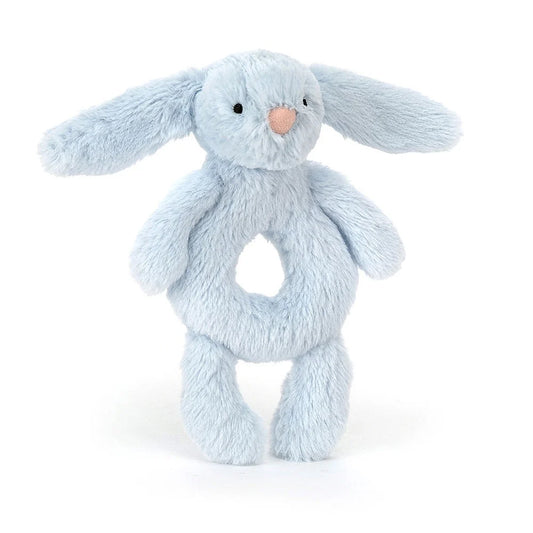 Jellycat - Bashful Blue Bunny Ring Rattle