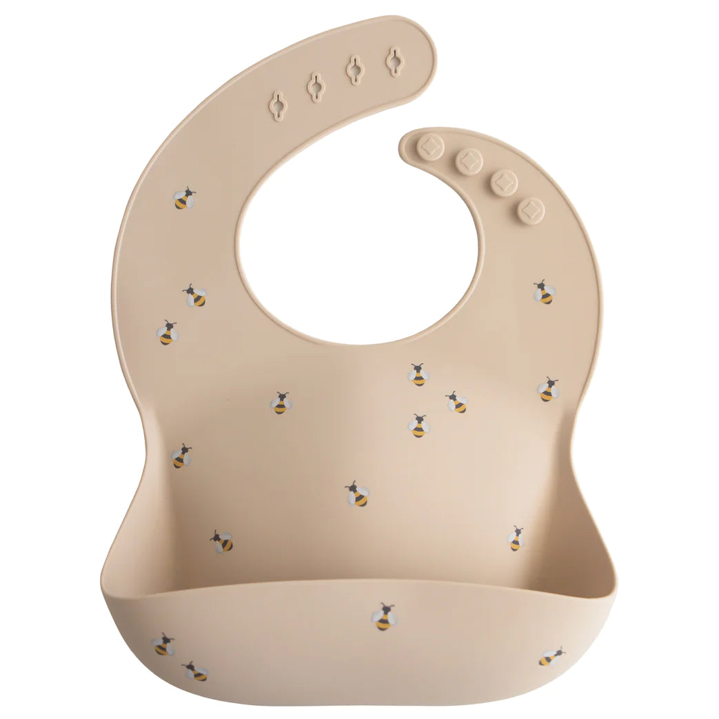 Mushie - Silicone Baby Bibs