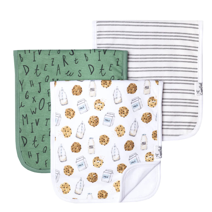 Copper Pearl - Chip Burp Cloth (3 Pack)