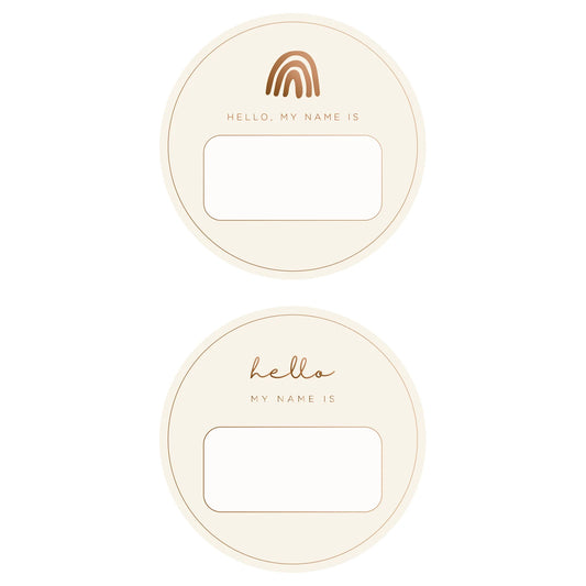 Lou Lou and Company - Blank Name Tags | Copper (Birth Announcement)