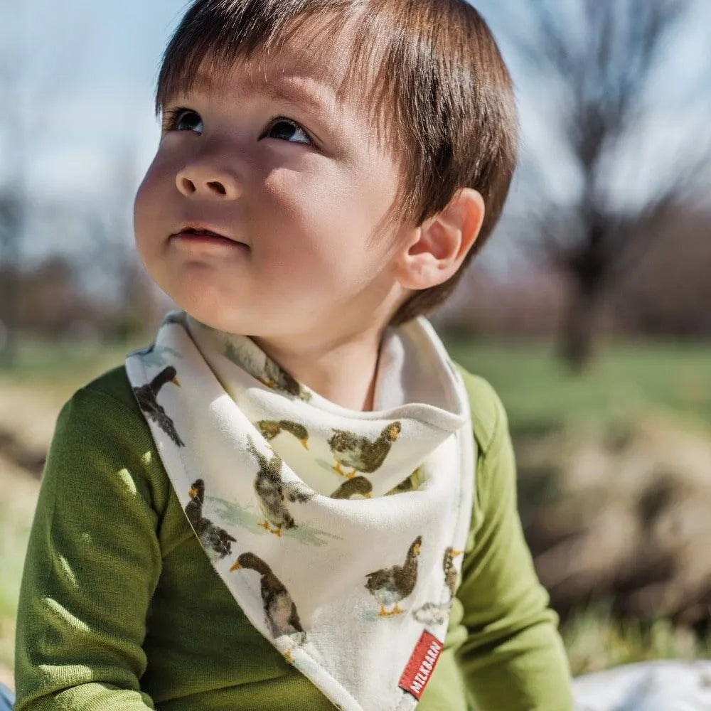 Milkbarn - Bamboo Kerchief Bib | Vintage Balloons