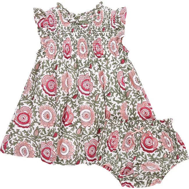 Pink Chicken - Pink Lisbon Floral Stevie Dress Set