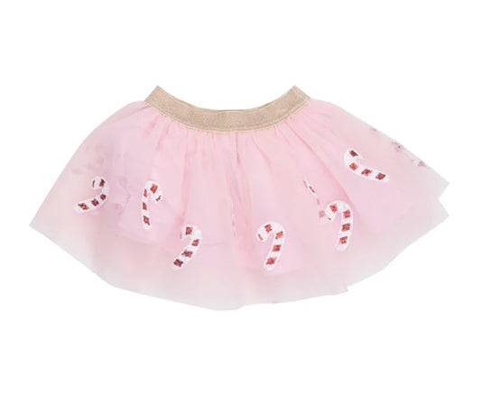 Angel Dear - Christmas Candy Canes Tutu Skirt