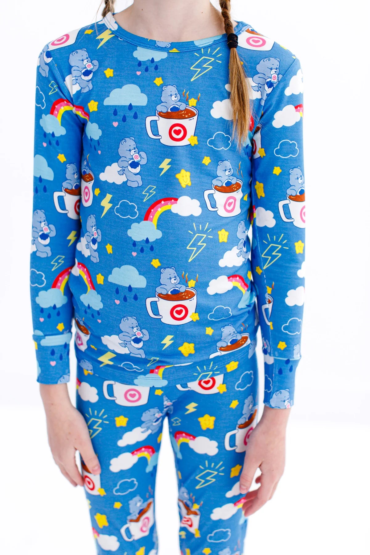 Birdie Bean - Care Bears Grumpy Coffee 2-Piece Pajama Set