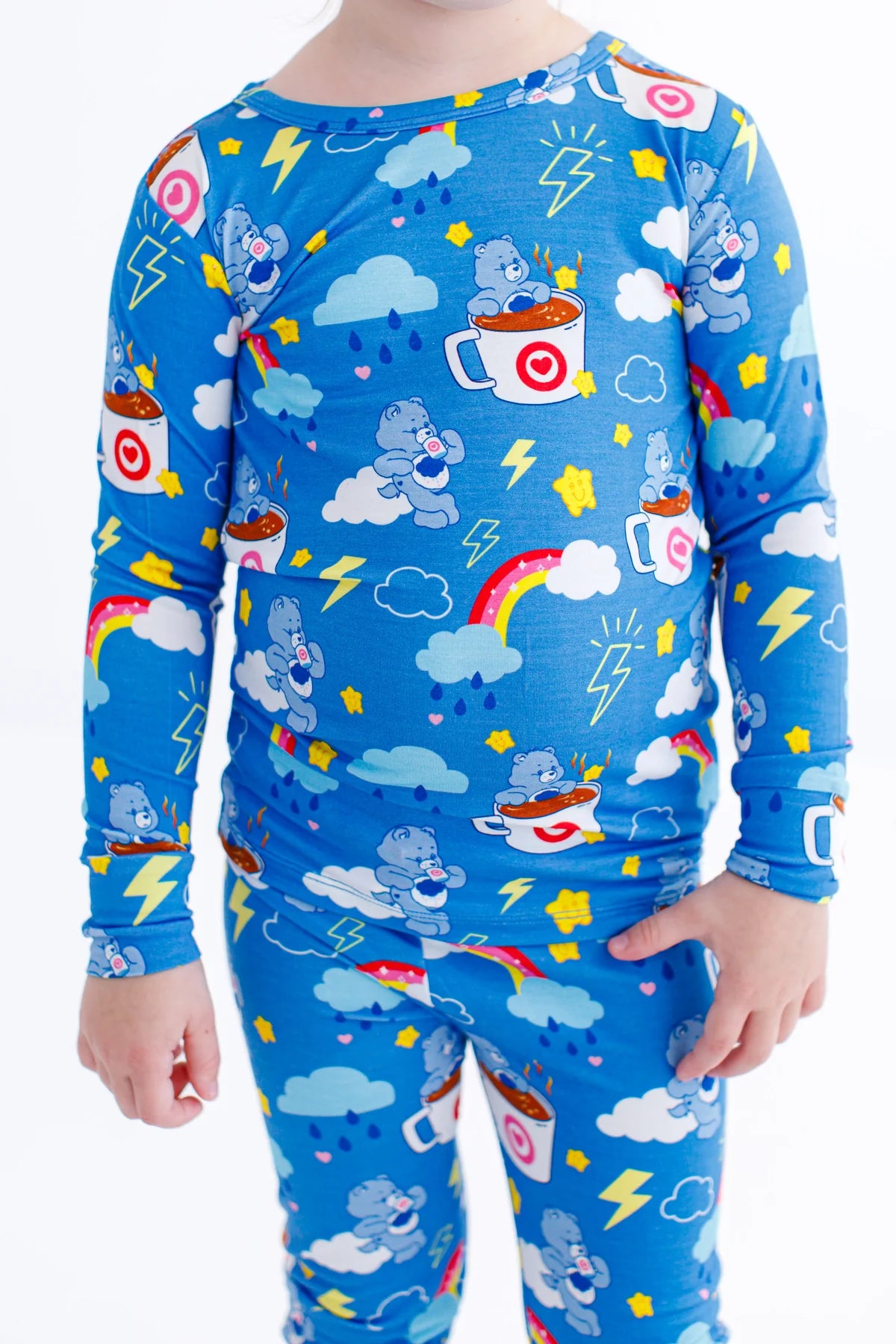 Birdie Bean - Care Bears Grumpy Coffee 2-Piece Pajama Set