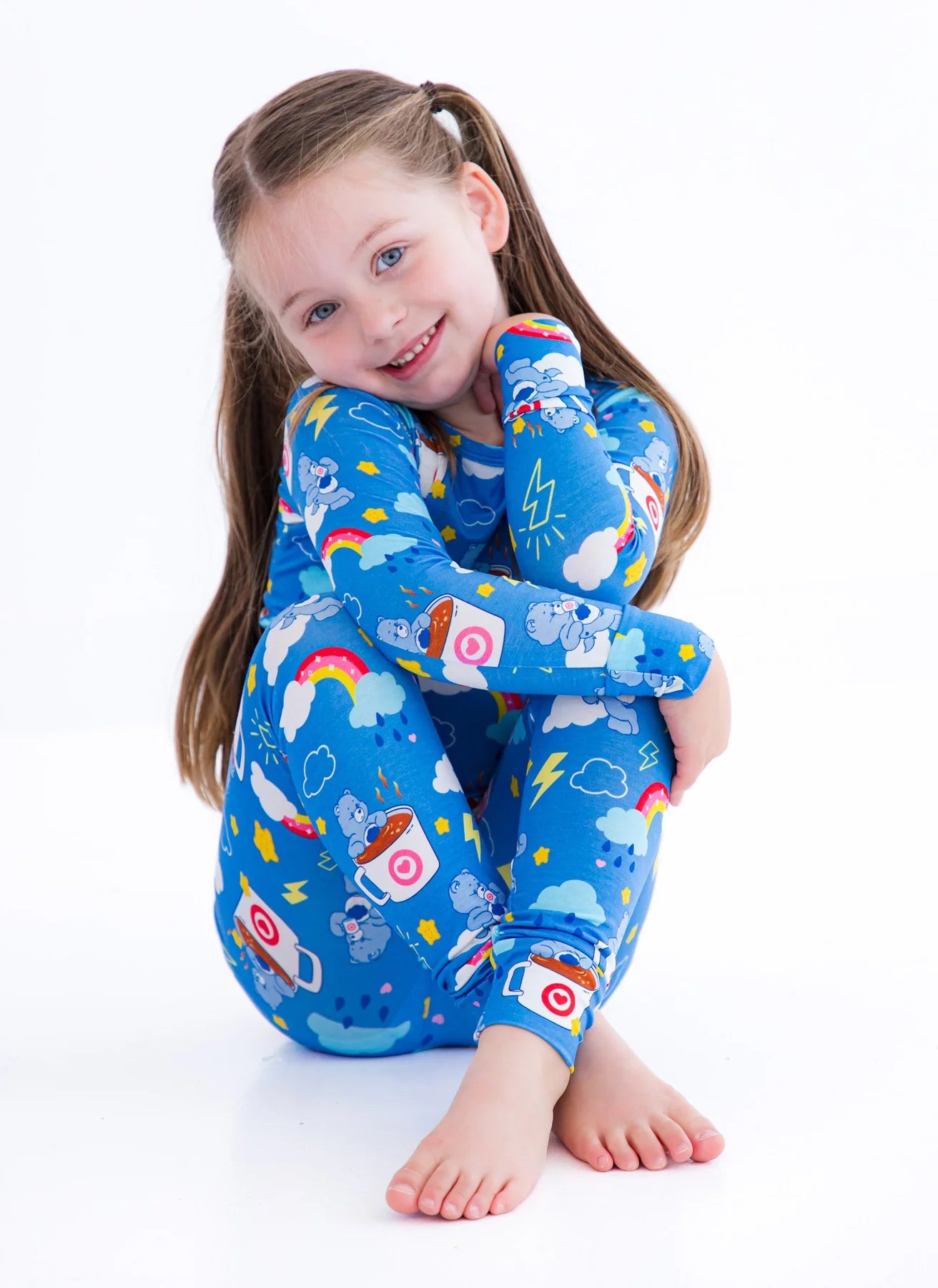 Birdie Bean - Care Bears Grumpy Coffee 2-Piece Pajama Set