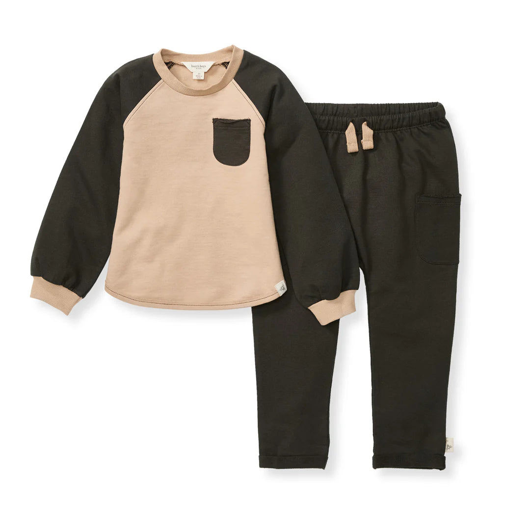 Burt's Bees Baby - Baby Raglan Crewneck Set