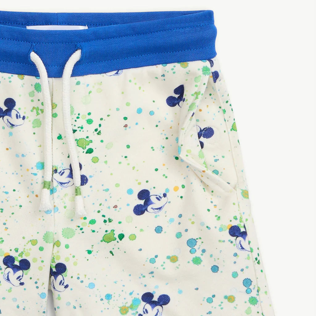 Magnetic Me - Disney Mickey Splatter Print Cotton Shorts