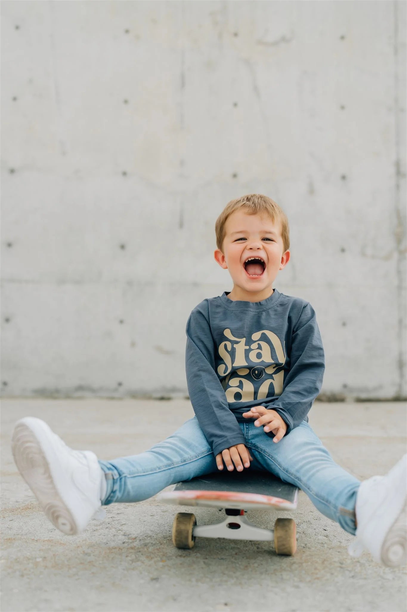 Mebie Baby - Stay Rad Long Sleeve Cotton Tee