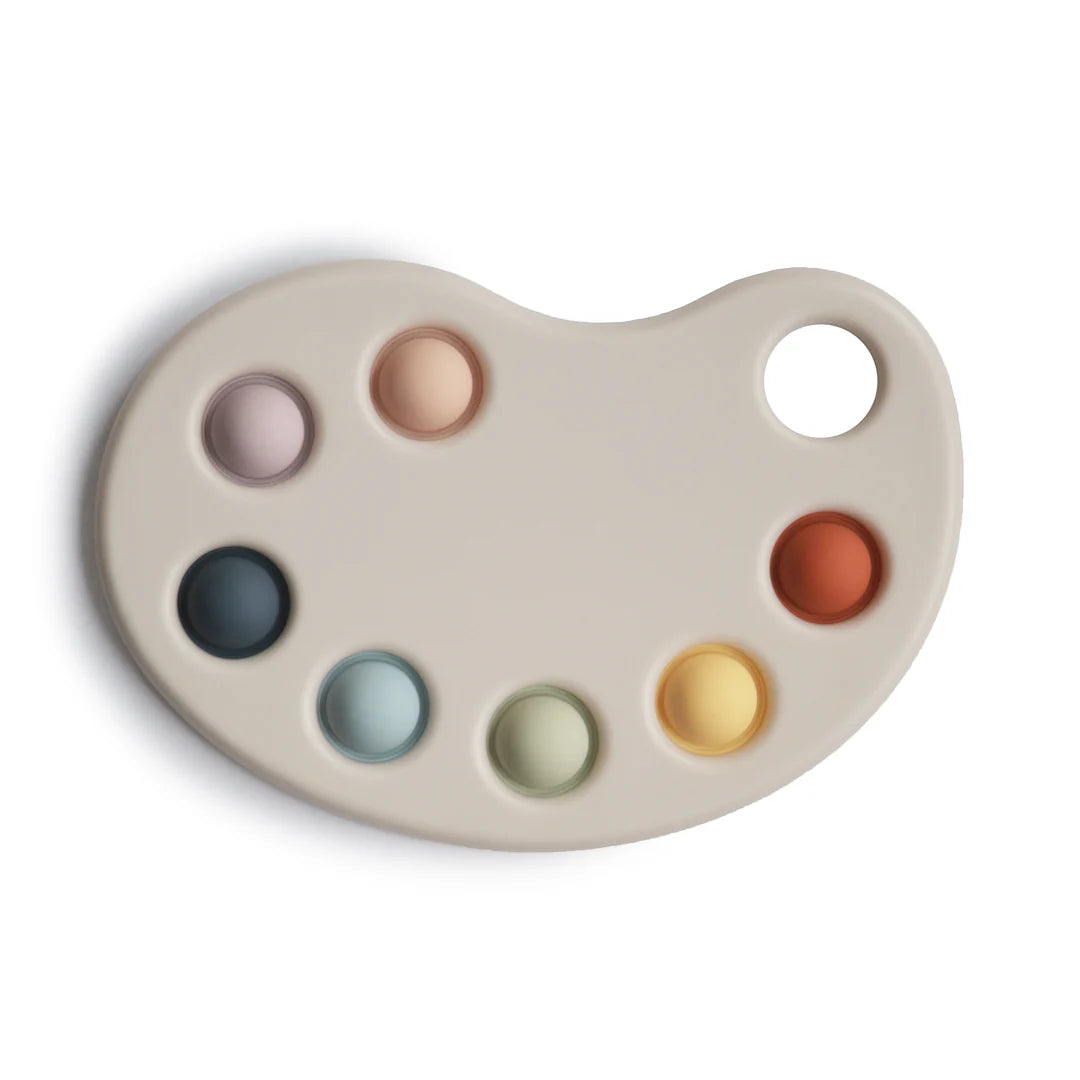 Mushie - Paint Palette Press Toy