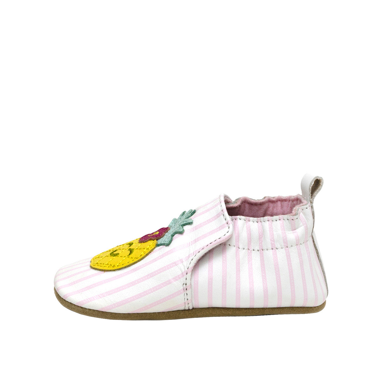 Robeez Shoes - Sweet & Cute Pineapple Soft Soles in White