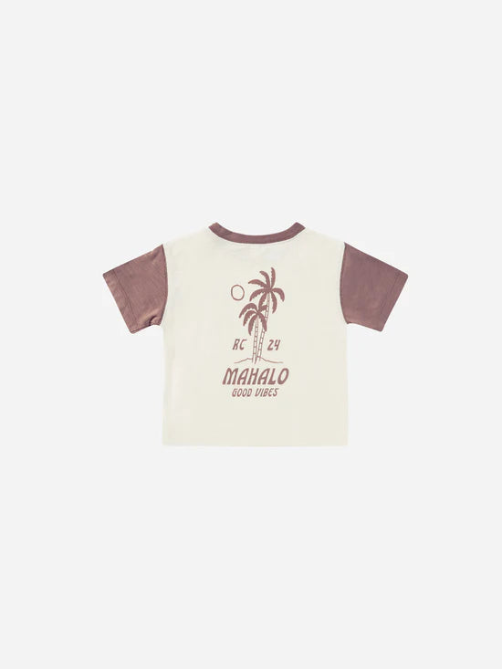 Rylee + Cru - Contrast Short Sleeve Tee | Mahalo