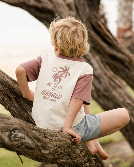 Rylee + Cru - Contrast Short Sleeve Tee | Mahalo