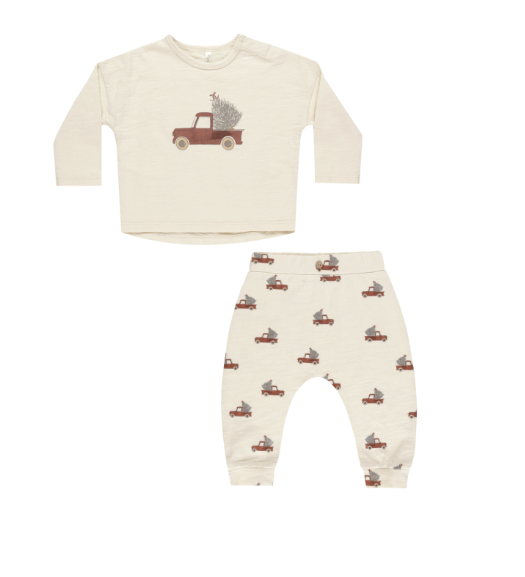 Rylee + Cru - Long Sleeve Tee + Pant Set - Trucks