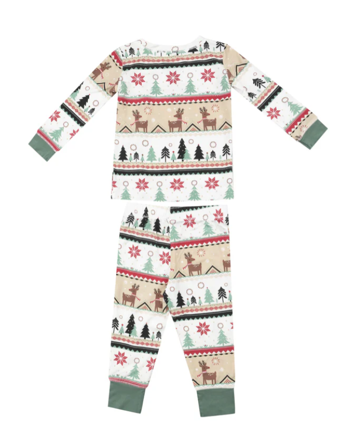 Angel Dear - Reindeer Fair Isle L/S Loungewear Set