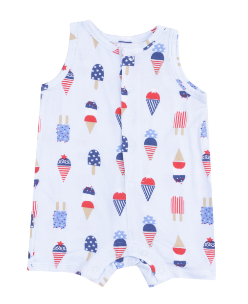 Angel Dear - American Ice Cream Sleeveless Shortie Romper