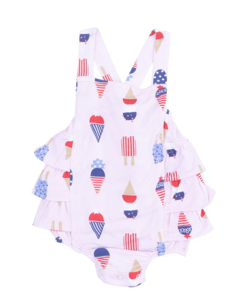 Angel Dear - American Ice Cream Ruffle Sunsuit