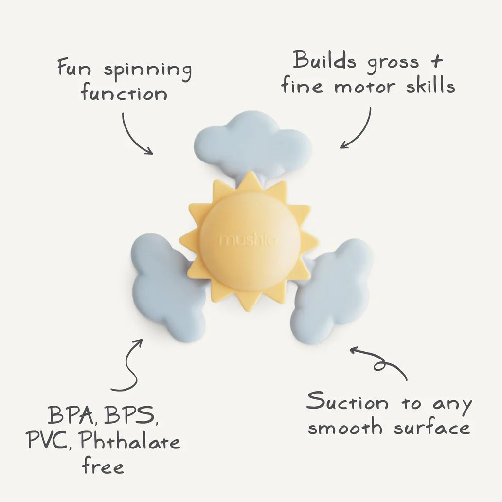 Mushie - Sunshine Suction Spinner Toy