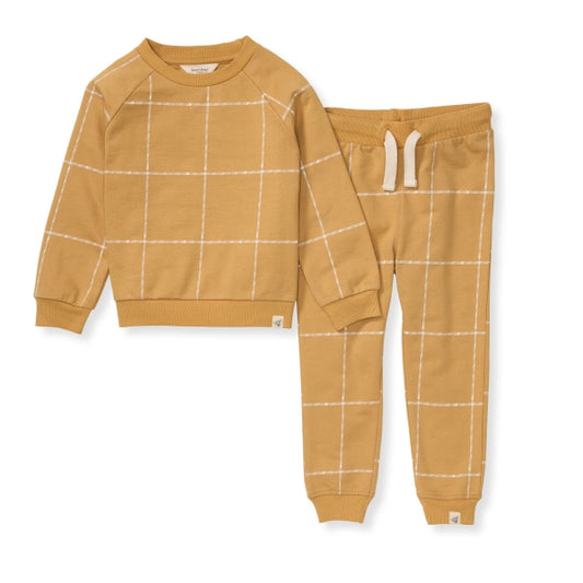 Burt's Bees Baby - Baby Boy Window Plaid Set