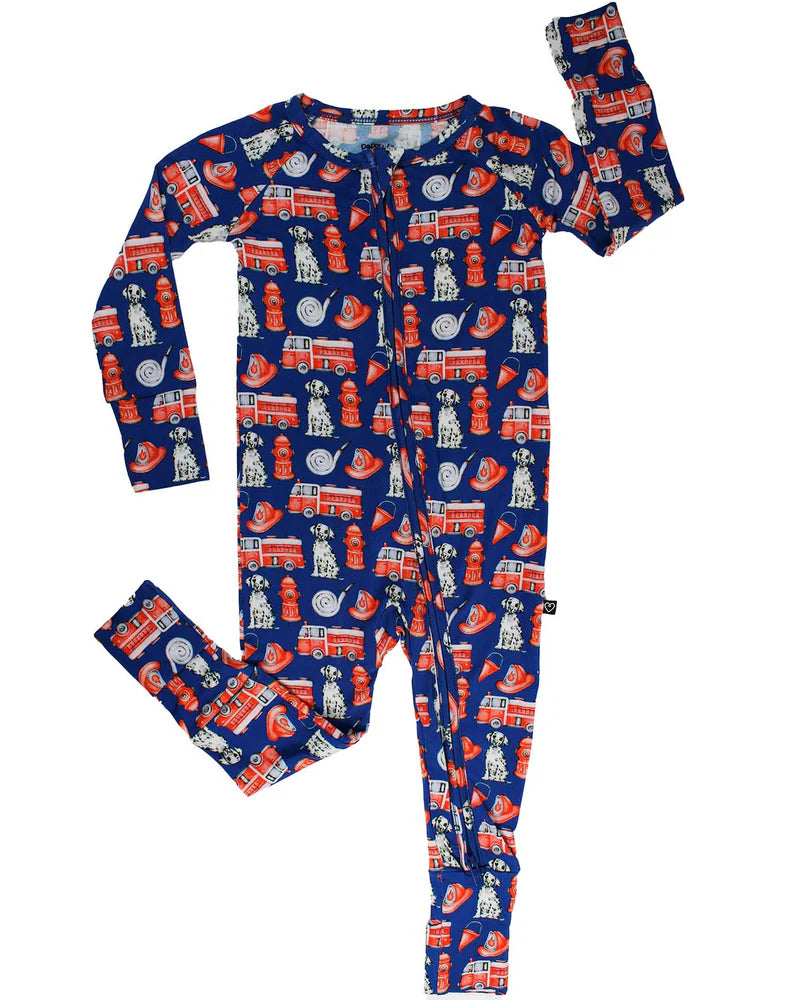 Lev Baby - Fireman 'Poppy' Convertible Romper