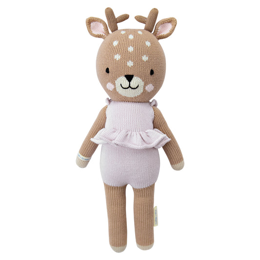 cuddle + kind - Violet the Fawn Handknit Dolls