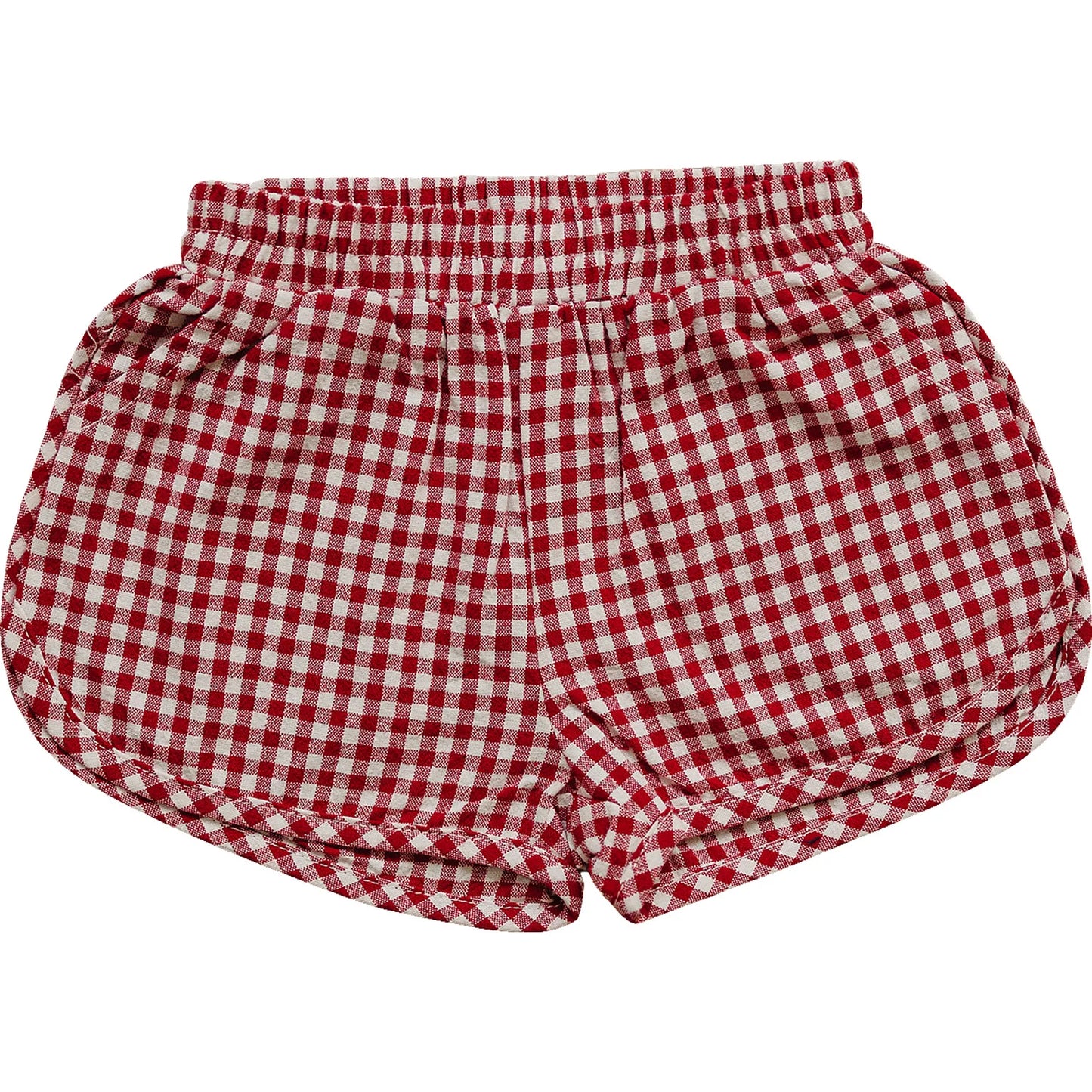 Mebie Baby - Red Gingham Shorts