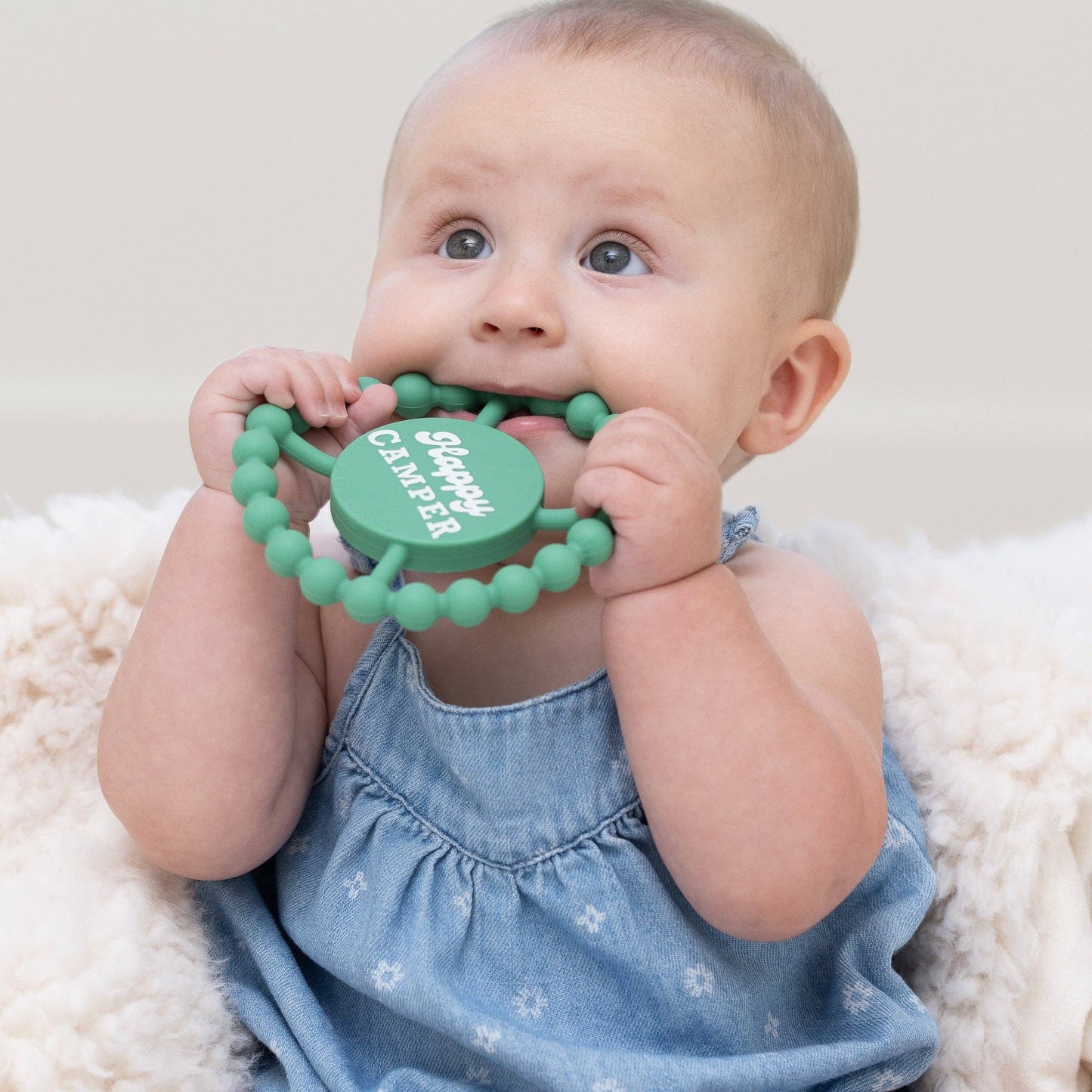 Bella Tunno - Happy Camper Happy Teether: Green