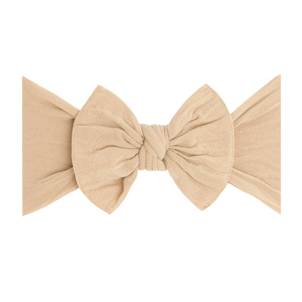 Baby Bling Bows - THE KNOT Soft nylon headband: fawn