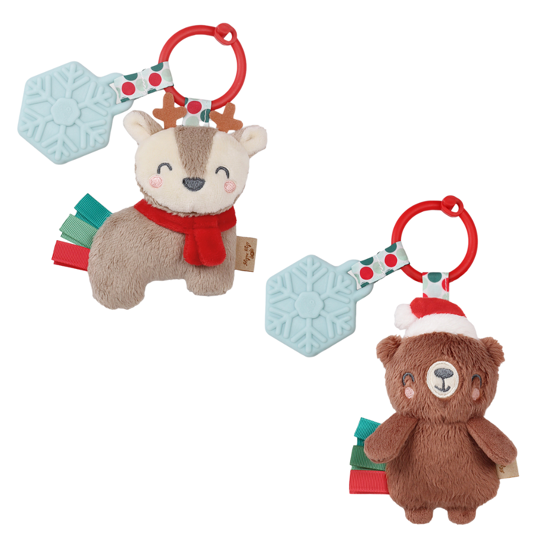 Itzy Ritzy - Holiday Itzy Pal™ Plush + Teether: Santa