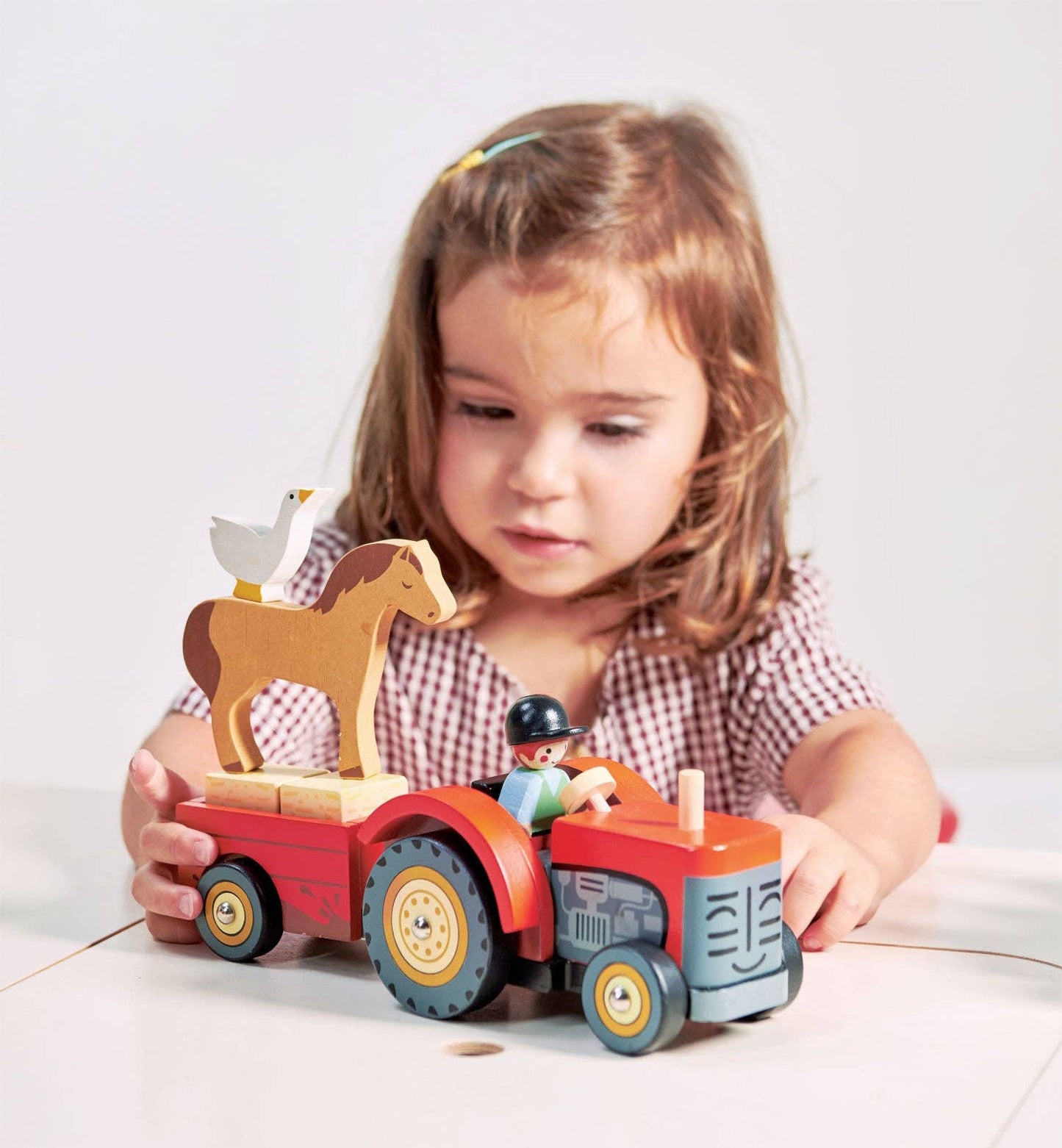 Tender Leaf Toys - Farmyard Tractor