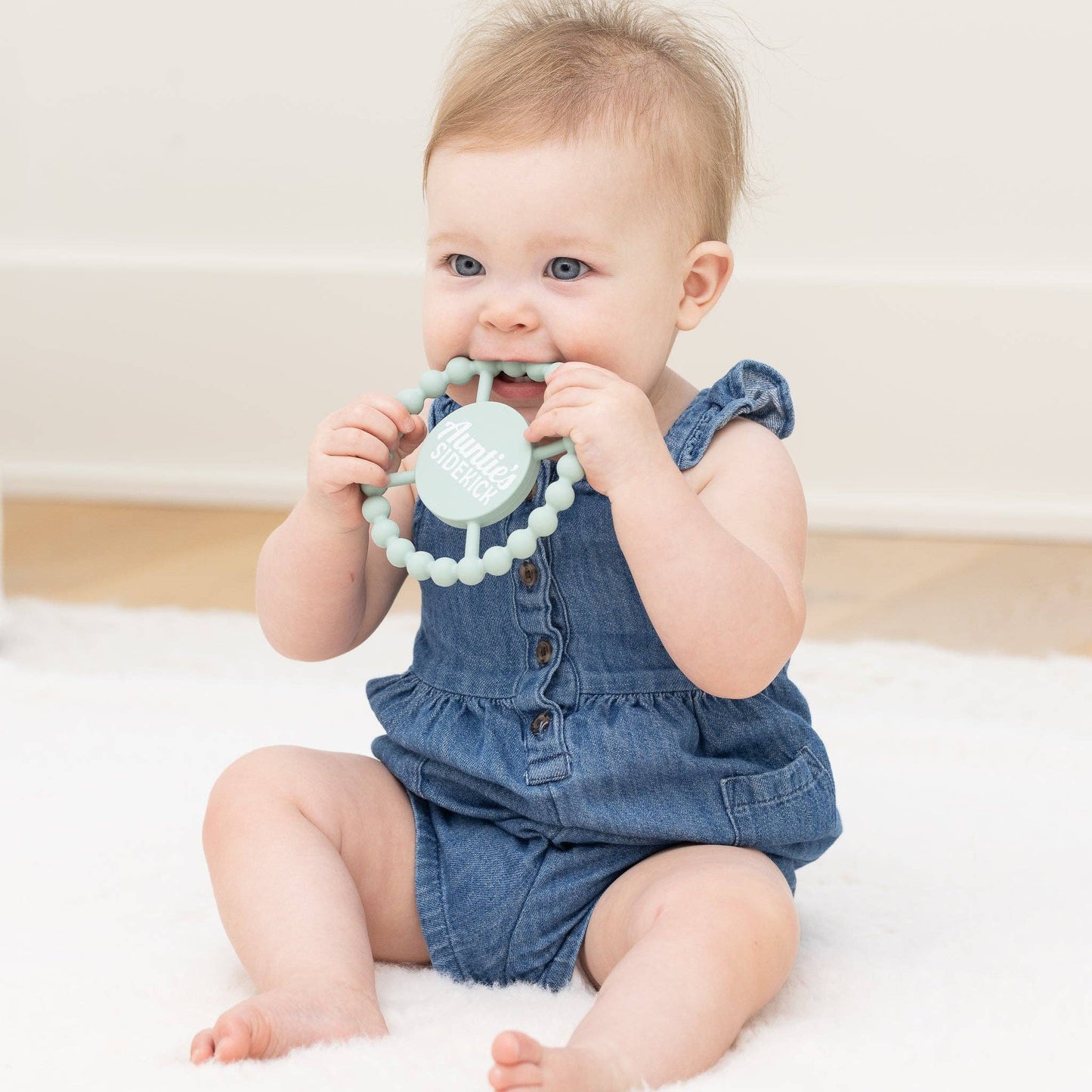 Bella Tunno - Aunties Sidekick Happy Teether: Blue