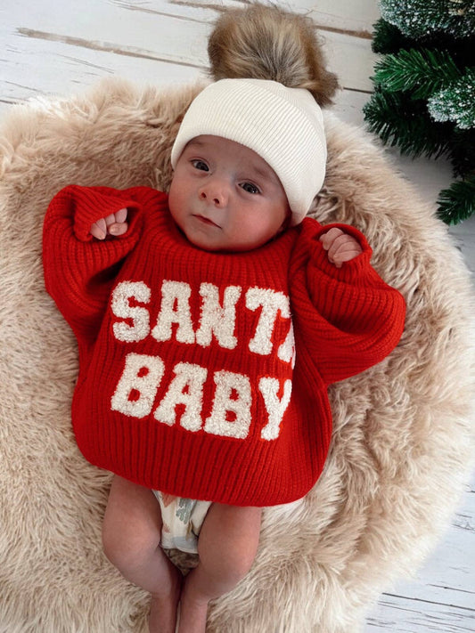 SpearmintLOVE - Santa Baby Knit Sweater