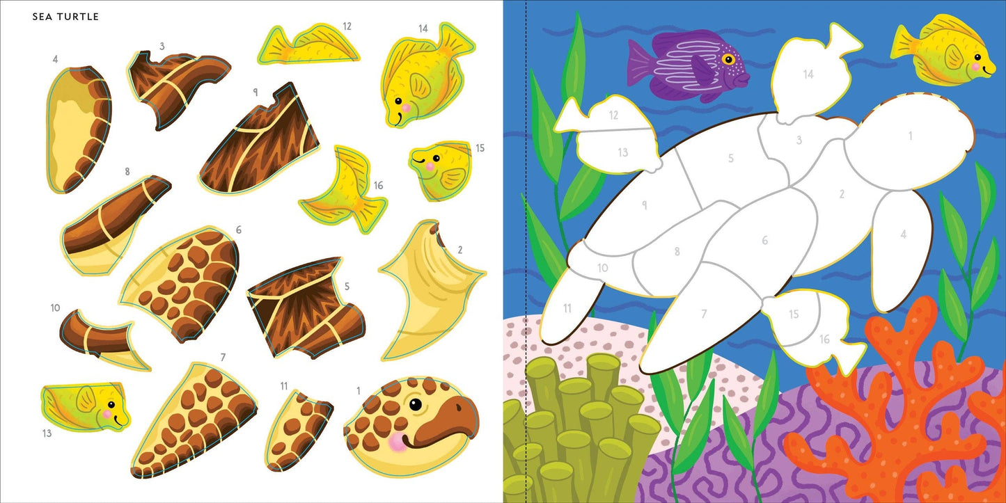 Peter Pauper Press - My First Color-By-Sticker Book - Under the Sea