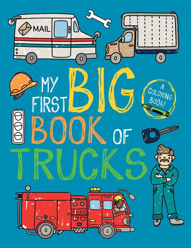 Simon & Schuster - My First Big Book of Trucks Coloring Book