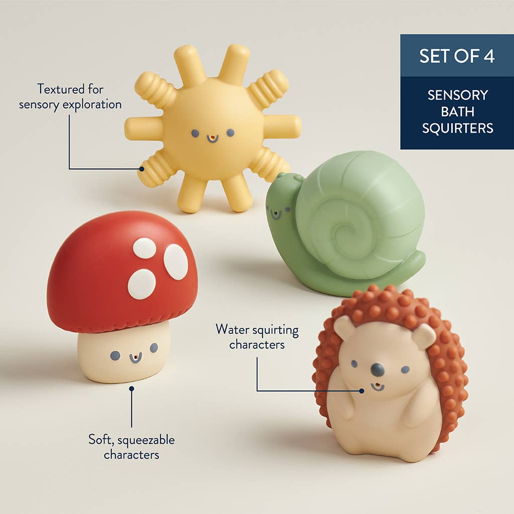 Itzy Ritzy - Itzy Squirt™ 4-pack of Soft Bath Toys