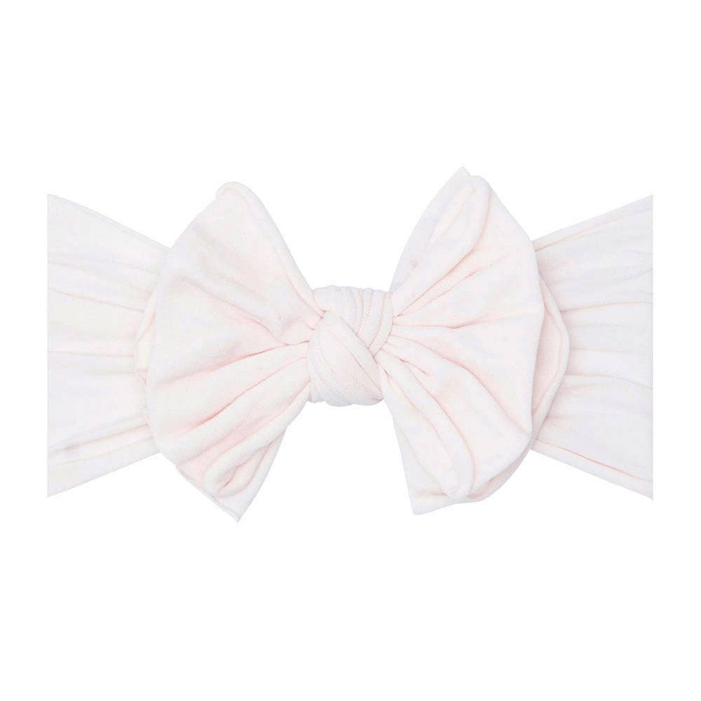 Baby Bling Bows - dusty blue FAB-BOW-LOUS® soft nylon bow headband