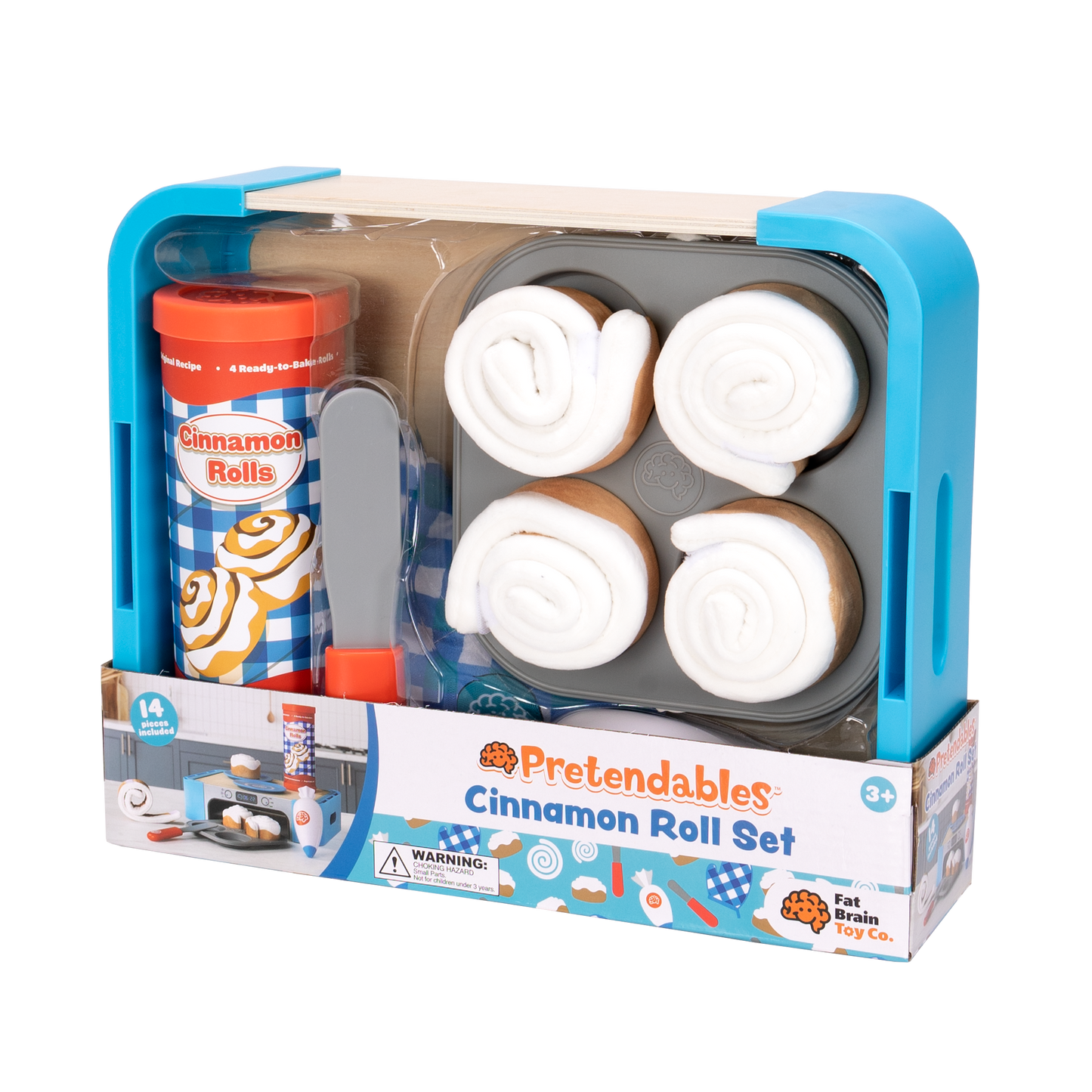 Fat Brain Toy Co. - Pretendables Cinnamon Roll Set