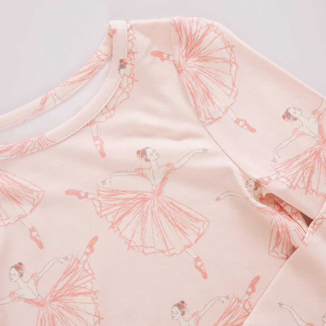 Pink Chicken - Pink Ballerinas | Bamboo PJ Set